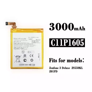 Originele accu C11P1605 voor Asus ZenFone 3 Deluxe