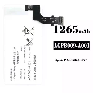 Originele accu AGPB009-A001 voor Sony Xperia P/ LT22i / LT27