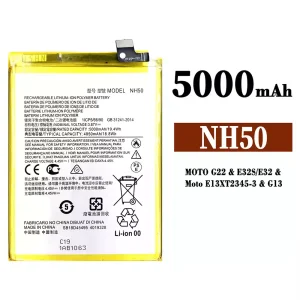 Originele accu NH50 voor Motorola MOTO G22 / E32S / E32 / E13 / G13 / K15+