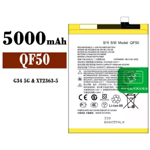 Originele accu QF50 voor Motorola G34 5G / G04 / G24