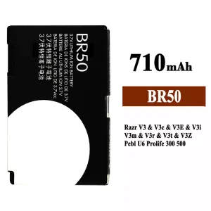 Originele accu BR50 voor Motorola Razr V3 / V3c / V3E / V3i / V3m / V3r / V3t / V3Z / Pebl U6 Prolife 300 500