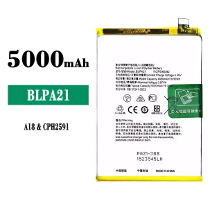 Originele accu BLPA21 voor OPPO A18