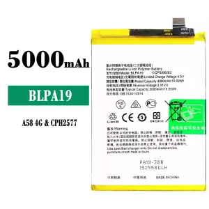 Originele accu BLPA19 voor OPPO A58 4G / A38 / A79 5G