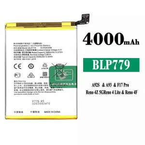 Originele accu BLP779 voor OPPO A92S / A93 / F17 Pro / Reno 4Z 5G / Reno 4 Lite / Reno 4F