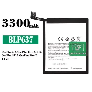 Originele accu BLP637 voor OnePlus 5 / OnePlus 5T