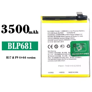 Originele accu BLP681 voor OPPO R17 / F9 4+64 version