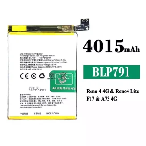 Originele accu BLP791 voor OPPO Reno 4 4G /Reno 4 Lite /F17 /A73 4G