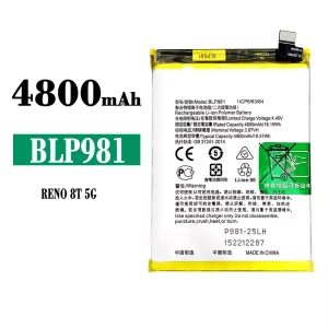 Originele accu BLP981 voor OPPO Reno 8T