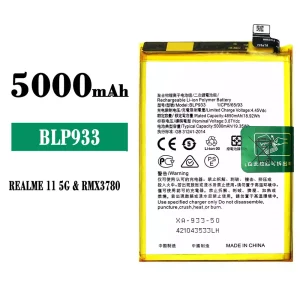 Originele accu BLP933 voor OPPO Realme 11 / Realme K10