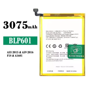 Originele accu BLP601 voor OPPO A53 2015/A59 2016/F1S