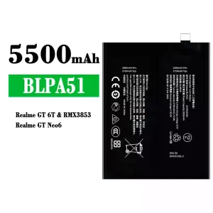 Originele accu BLPA51 voor OPPO Realme GT 6T/ Realme GT Neo 6