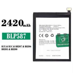 Originele accu BLP587 voor OPPO R1X/R1C