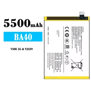 Originele accu BA40 voor VIVO V30E 5G