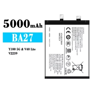 Originele accu BA27 voor VIVO Y100 5G/V40 Lite