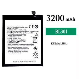 Originele accu BL301 voor Lenovo K6 Enjoy