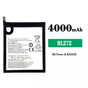 Originele accu BL272 voor Lenovo K6 Power