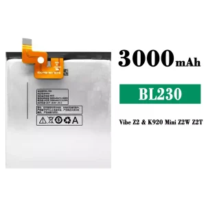 Originele accu BL230 voor Lenovo Vibe Z2/Z2T/K920 Mini Z2W
