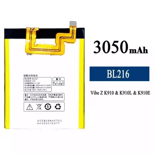 Originele accu BL216 voor Lenovo VIBE Z K910/K910L/K910E