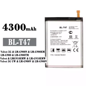 Originele accu BL-T47 voor LG Velvet 5G
