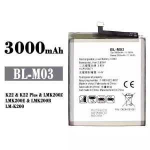 Originele accu BL-M03 voor LG K22 / K22 Plus