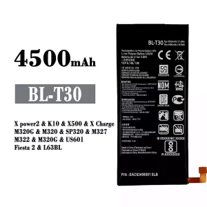 Originele accu BL-T30 voor LG X power2 / K10 / X500 / X Charge / Fiesta 2
