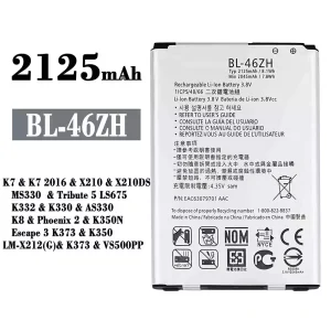 Originele accu BL-46ZH voor LG K7 2016 / K8 / Phoenix 2