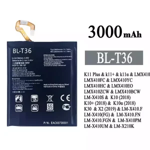 Originele accu BL-T36 voor LG K11 Plus /K10 / K10+