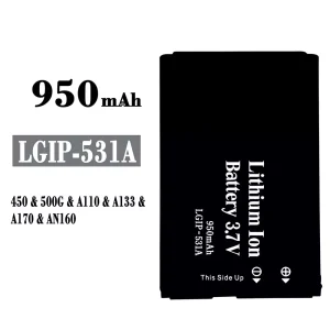 Originele accu LGIP-531A voor LG 450/500G/A110/A133/A170/AN160