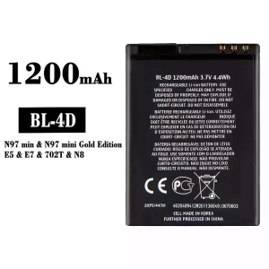 Originele accu BL-4D voor Nokia N97 mini/E5/E7/702T/N8