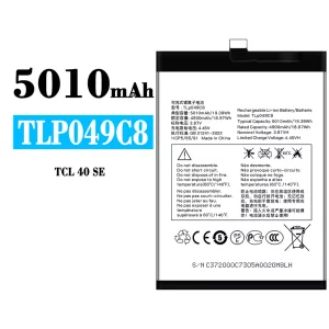 Originele accu TLP049C8 voor Alcatel TCL 40 SE