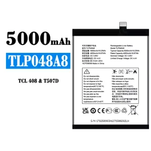 Originele accu TLP048A8 voor Alcatel TCL 408/T507D