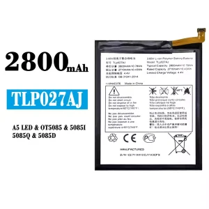 Originele accu TLP027AJ voor Alcatel A5 LED/OT5085/5085I/5085Q/5085D