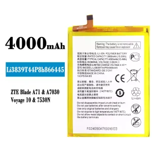 Originele accu Li3839T44P8h866445 voor ZTE Blade A71