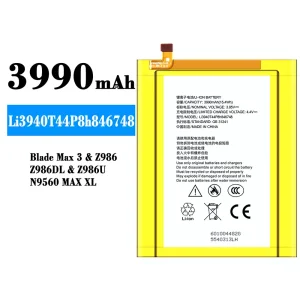 Originele accu Li3940T44P8h846748 voor ZTE Blade Max 3