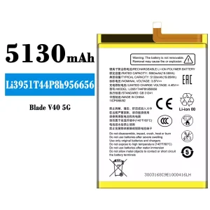 Originele accu Li3951T44P8h956656 voor ZTE Blade V40 5G