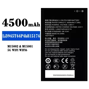 Originele accu Li3945T44P4h815174 voor ZTE MU5002/MU5001