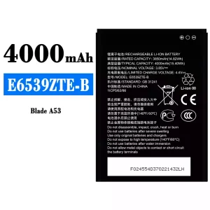 Originele accu E6539ZTE-B voor ZTE Blade A53