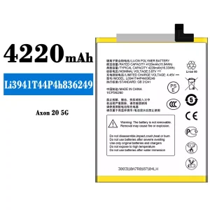 Originele accu Li3941T44P4h836249 voor ZTE Axon 20 5G