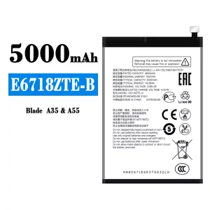 Originele accu E6718ZTE-B voor ZTE BLADE A35/A55