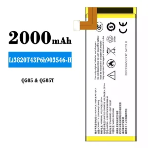 Originele accu Li3820T43P6h903546-H voor ZTE Q505/Q505T