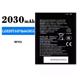 Originele accu Li3820T44P4h665055 voor ZTE MF935
