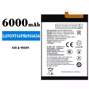 Originele accu Li3959T44P8h956656 voor ZTE S30