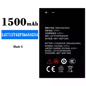 Originele accu Li3715T42P3h634254 voor ZTE Blade G
