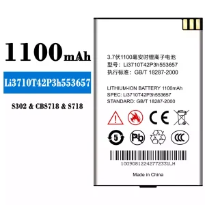 Originele accu Li3710T42P3h553657 voor ZTE S302/CBS718/S718
