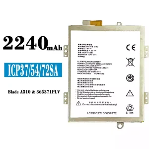 Originele accu ICP37/54/72SA voor ZTE A310