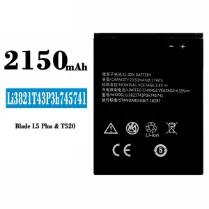 Originele accu Li3821T43P3h745741 voor ZTE Blade L5 Plus