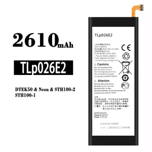 Originele accu TLP026E2 voor BlackBerry DTEK50/Neon