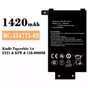 Originele accu MC-354775-03 voor Amazon Kindle Paperwhite 1st /158-000008