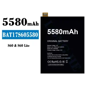 Originele accu BAT17S605580 voor Doogee S60/S60 Lite