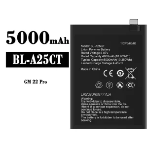 Originele accu BL-A25CT voor General Mobile GM 22 Pro